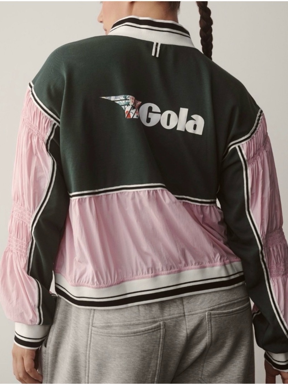 Anthropologie x Gola Hat Trick Windbreaker Jacket - size large - Picture 2 of 7
